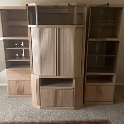 Media Wood Cabinet 