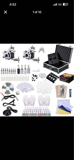 Complete Tattoo Kit with Two Machines
