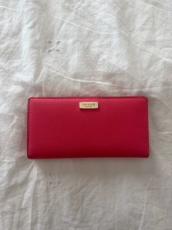 Kate Spade / New York Bright Coral Saffiano Wallet