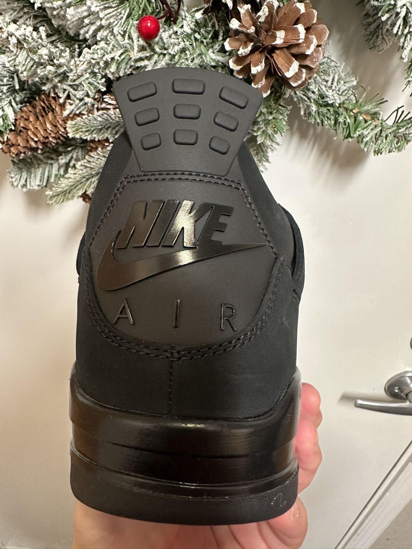 New Nike Air Jordan 4 Black Cat Size 12