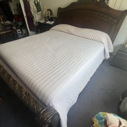 California King Sized Mattress & Frame