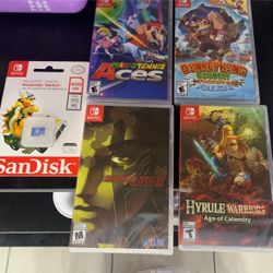Nintendo Switch Games  & Micro SDXC card For Nintendo Switch 400GB All Brand New