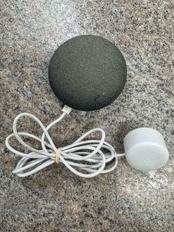 Google Home Mini White Model H2C With Power Cord Gray