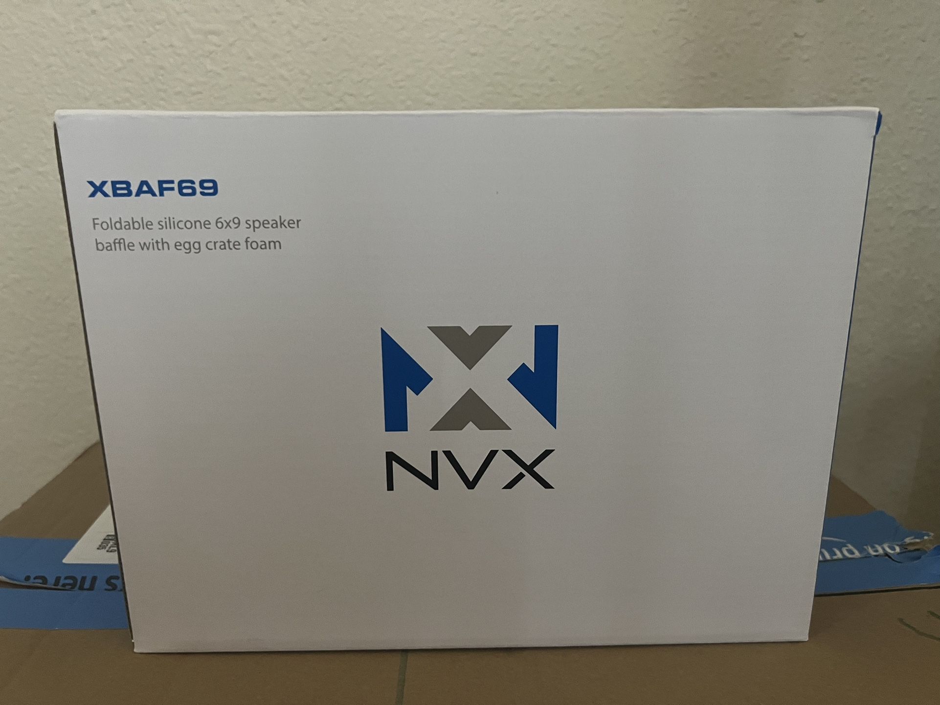 NVX Foldable Silicone 6" x 9" Speaker Baffle with Egg Crate Foam