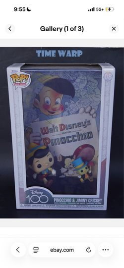 2023 DISNEY PINOCCHIO & JIMINY 100TH ANNIVERSARY FUNKO POP! MOVIE POSTER EDITION