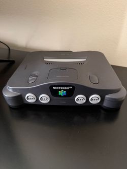 Nintendo 64 Gaming Console with games and accessories