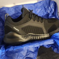 Steel Toe Black Tinefiy New
