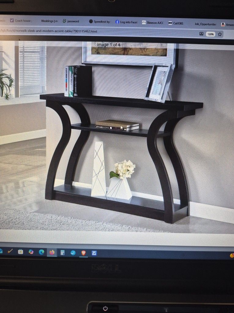 Sleek And Modern Accent Table