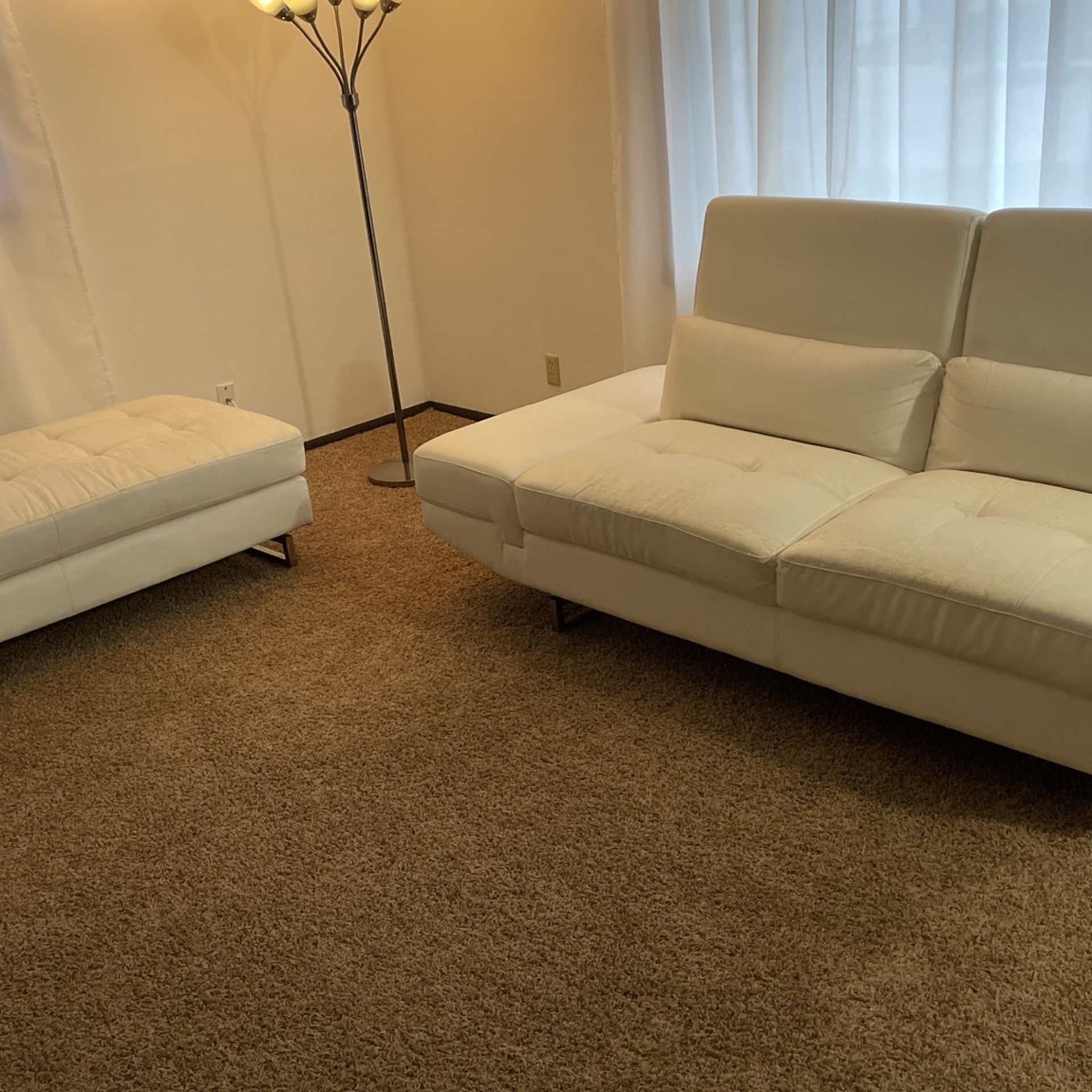Love Seat And Ottoman