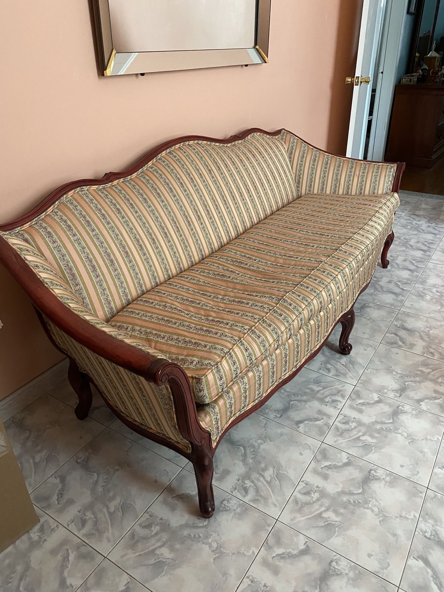 Sofa Set, Loveseat And Sofa