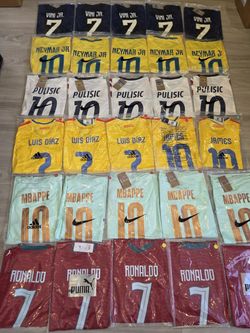 Soccer jerseys