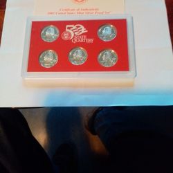 Silver Proofs Quarters $95 