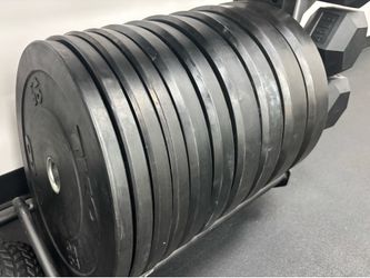 TKO Rubber Bumper Plate Set – Complete 260 LB Set