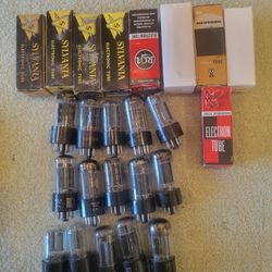 Assorted Brands Of 6BL7GTA  Vacuum Tube Total 24 Pcs
