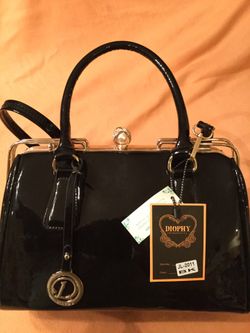 Sac à Main Diophy – Cuir Gris – Bandoulière Ajustable – Neuf Avec étiquettes