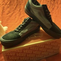 VANS Old Skool Reflective Pop Black/Pewt  Size 6JR VN000ECUQPT