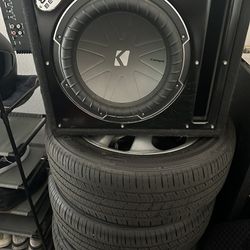 12” Subwoofer And Amplifier 