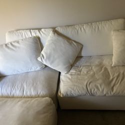 White Sectional