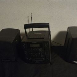True collectible retro Sony shelf boombox