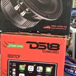 DS18 AppleCarPlay Android Auto Bluetooth And Speaker