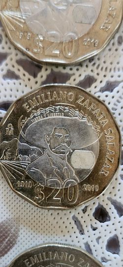 Monedas Mexicanas.  $5 cada una