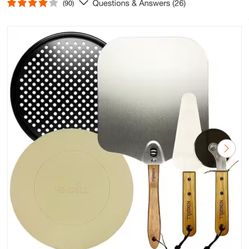 Nexgrill 5 Piece Pizza Kit 