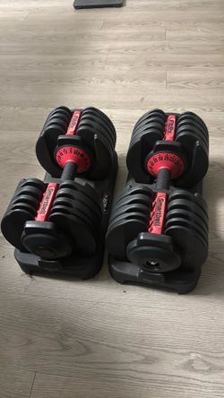 FitRX 5-52.5lbs adjustable dumbbell pair