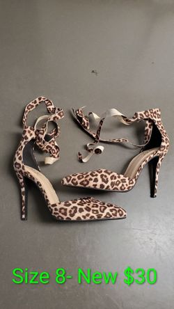 New Size 8 Strap Up Heels
