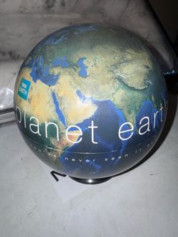 Planet earth globe