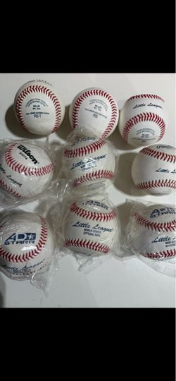 Little League Official Baseballs Lot of 9