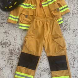 Halloween Costume Firefighters 6 Years Old