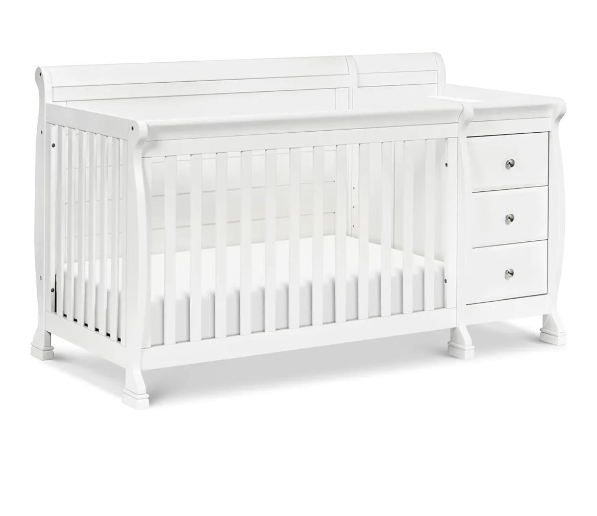 Baby Crib Changer Combo With Mattress