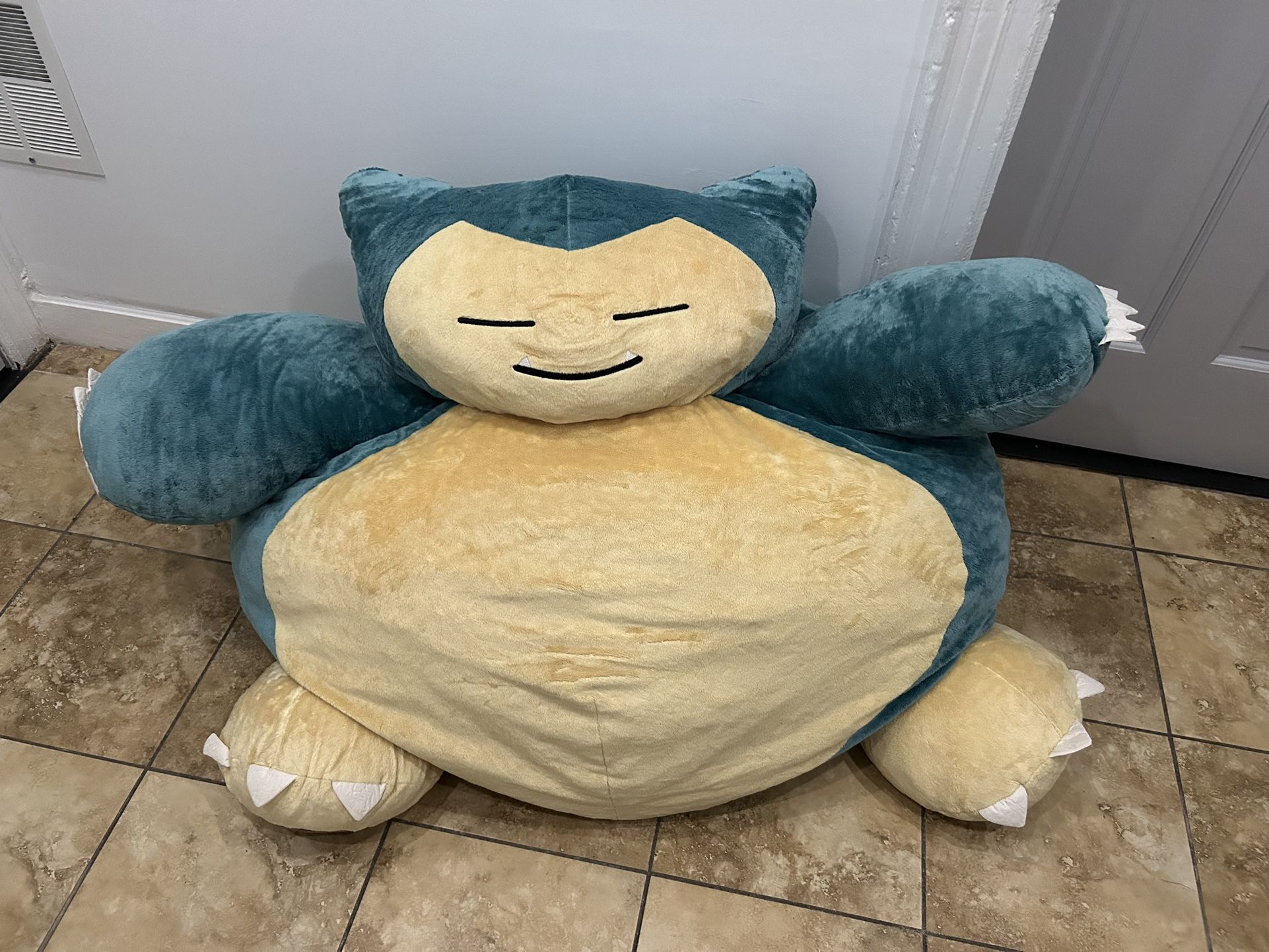 Thinkgeek pokemon snorlax bean bag chair