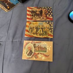 3 Presidental Post Cards$5