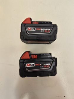 Milwaukee M18 XC5.0 Batteries 2-pack