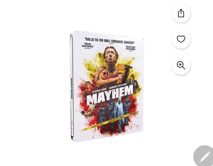 Mayhem (4K Ultra HD) (Steelbook) (Walmart Exclusive), Image Entertainment, Horror