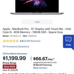 2022 Apple MacBook Pro 13.3 Inch