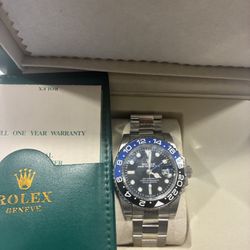 DESIGNER 1 Of 1 WATCH HALF BLUE FACE AND HALF BLACK