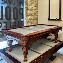 Connelly 8 Foot Coronado Pool Table with Dining Top