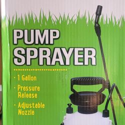 Two 1 Gallon Pump Sprayers w/relief Valve And Carrying Strap