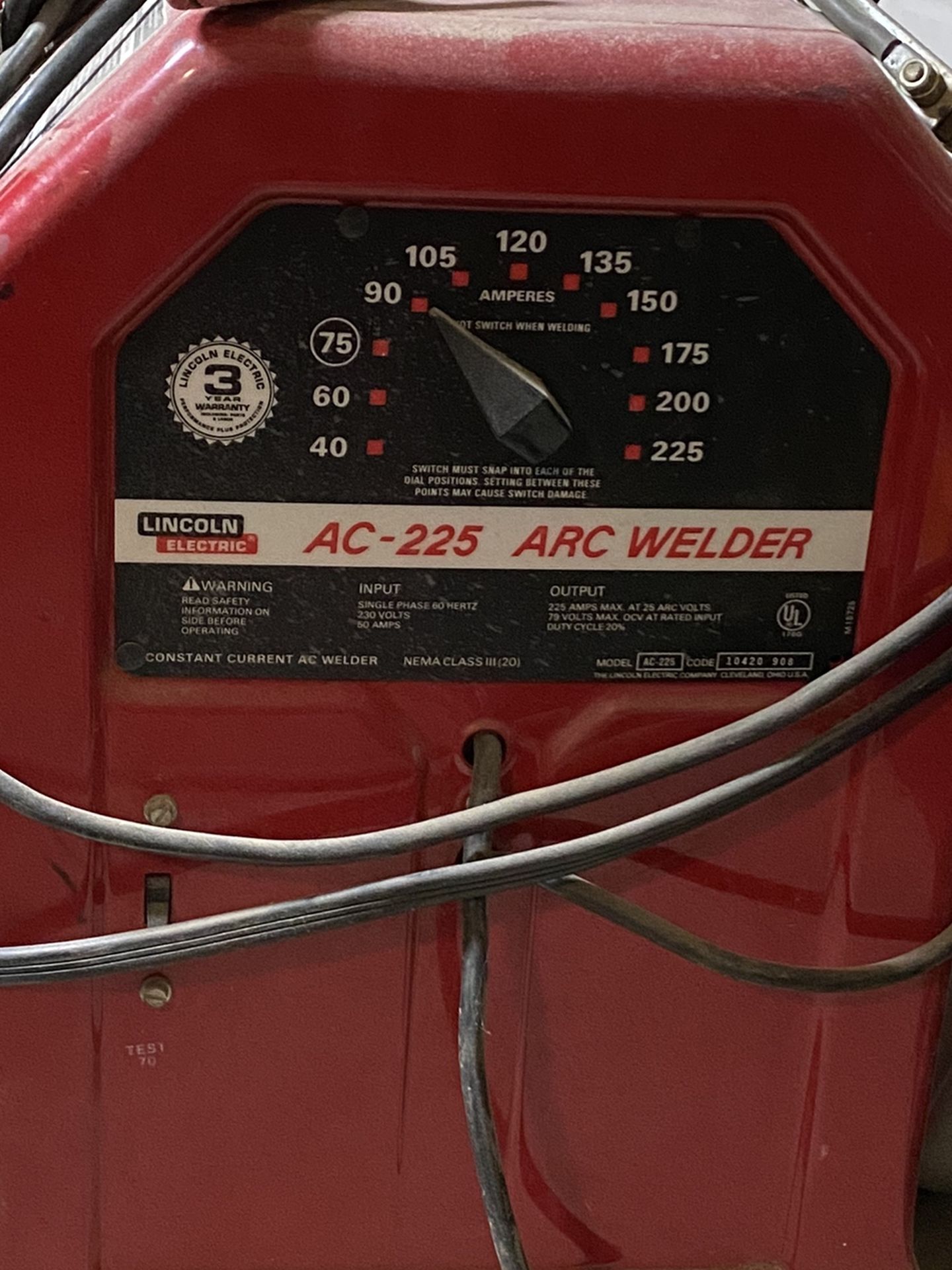 Lincoln AC-225 Arc Welder