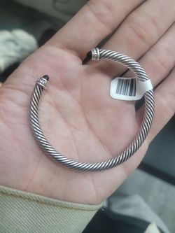 David Yurman Silver Bangle