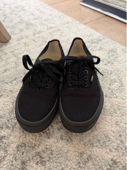 Vans Authentic Black on Black Sneakers
