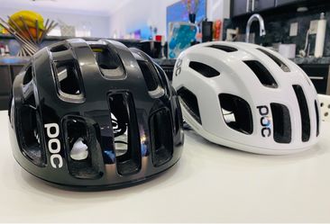 Cycling Helmets POC Ventral Air Mips in black & white both size Medium 54cm-59cm.