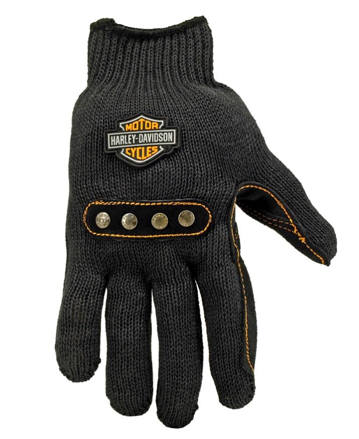 Harley Davidson Kevlar Leather Palm Gloves