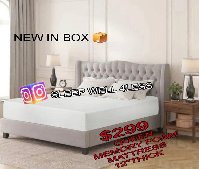 NEW QUEEN MEMORY FOAM MATTRESS