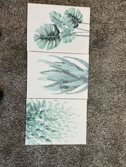 3 Botanical Decor Prints