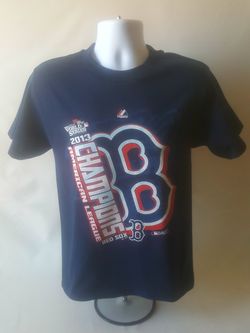 Boston Red Sox 2013 championship mens short sleeve t-shirt size S