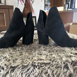 Steve Madden Fall Heel Black Size 9