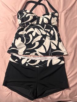 Large Tankini/Short Bikini Set